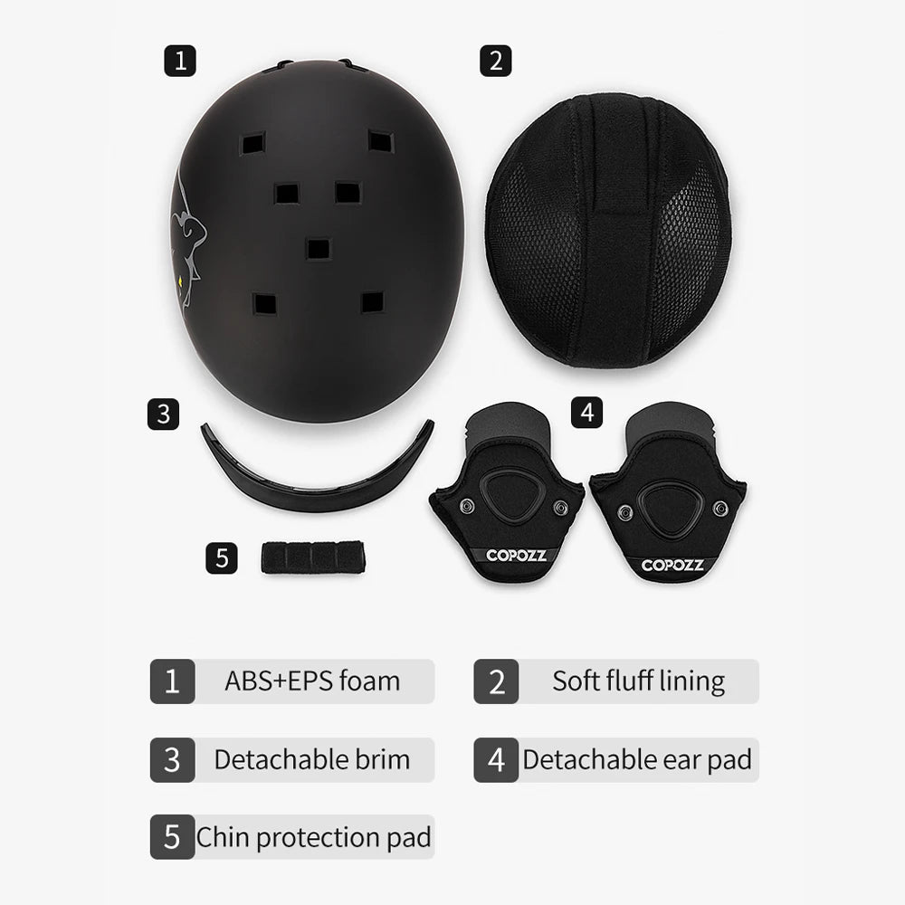 COPOZZ SnowRider Pro™ – Kask snowboardowy Unisex