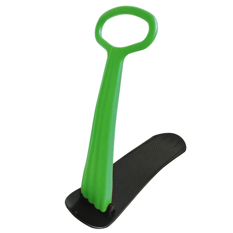 Ski Scooter Folding Snow Sled And Snowboard Easy Grip Handle For Kids Winter Toys For Use On Snow And Grass Red Blue Green